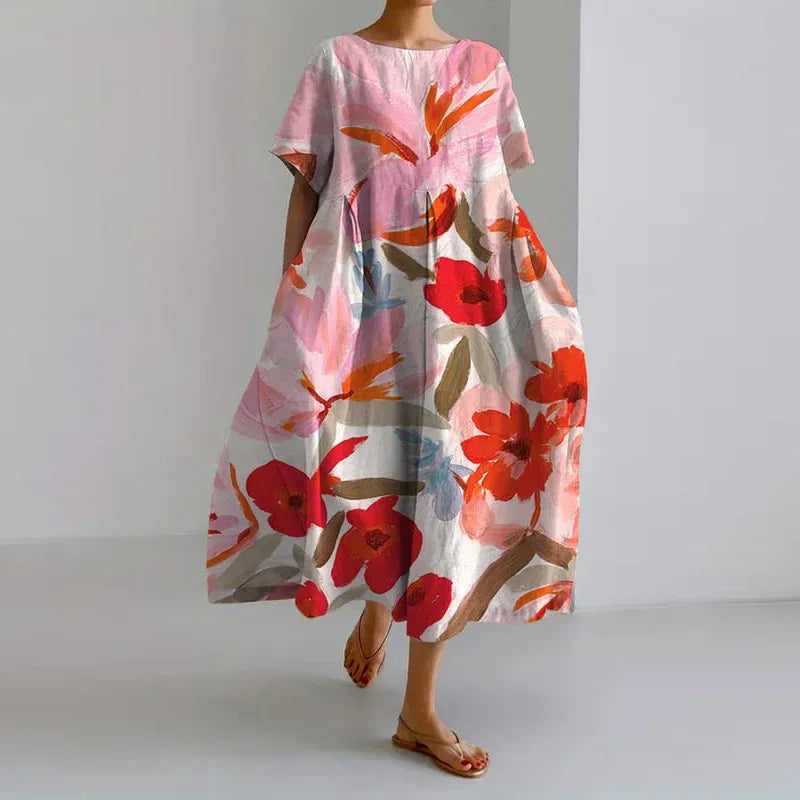 Valerie - Vestido midi estampado