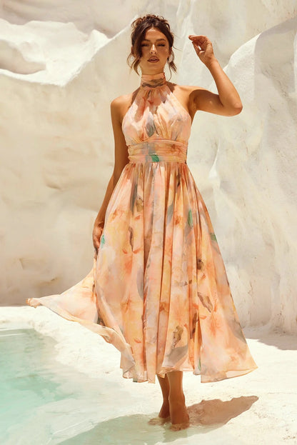 Sofía - Vestido midi estampado