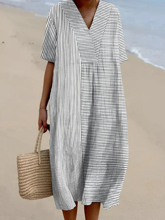 LANA - VESTIDO MIDI ESTAMPADO