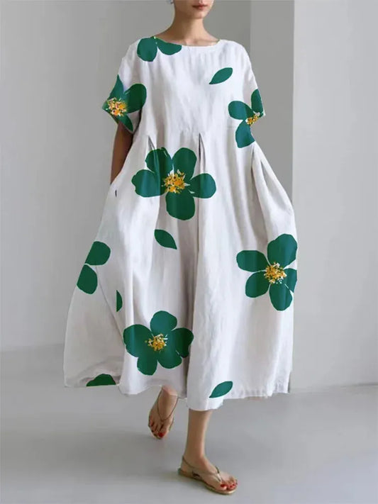 Caterina - Vestido midi estampado