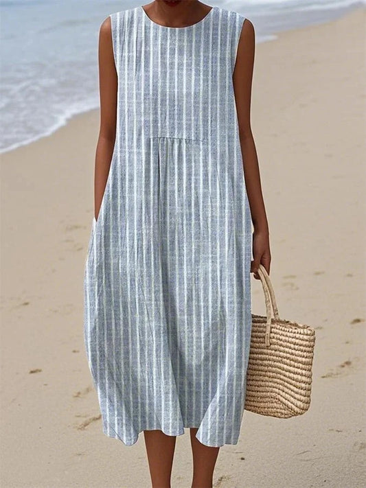 IRENE - VESTIDO MIDI ESTAMPADO