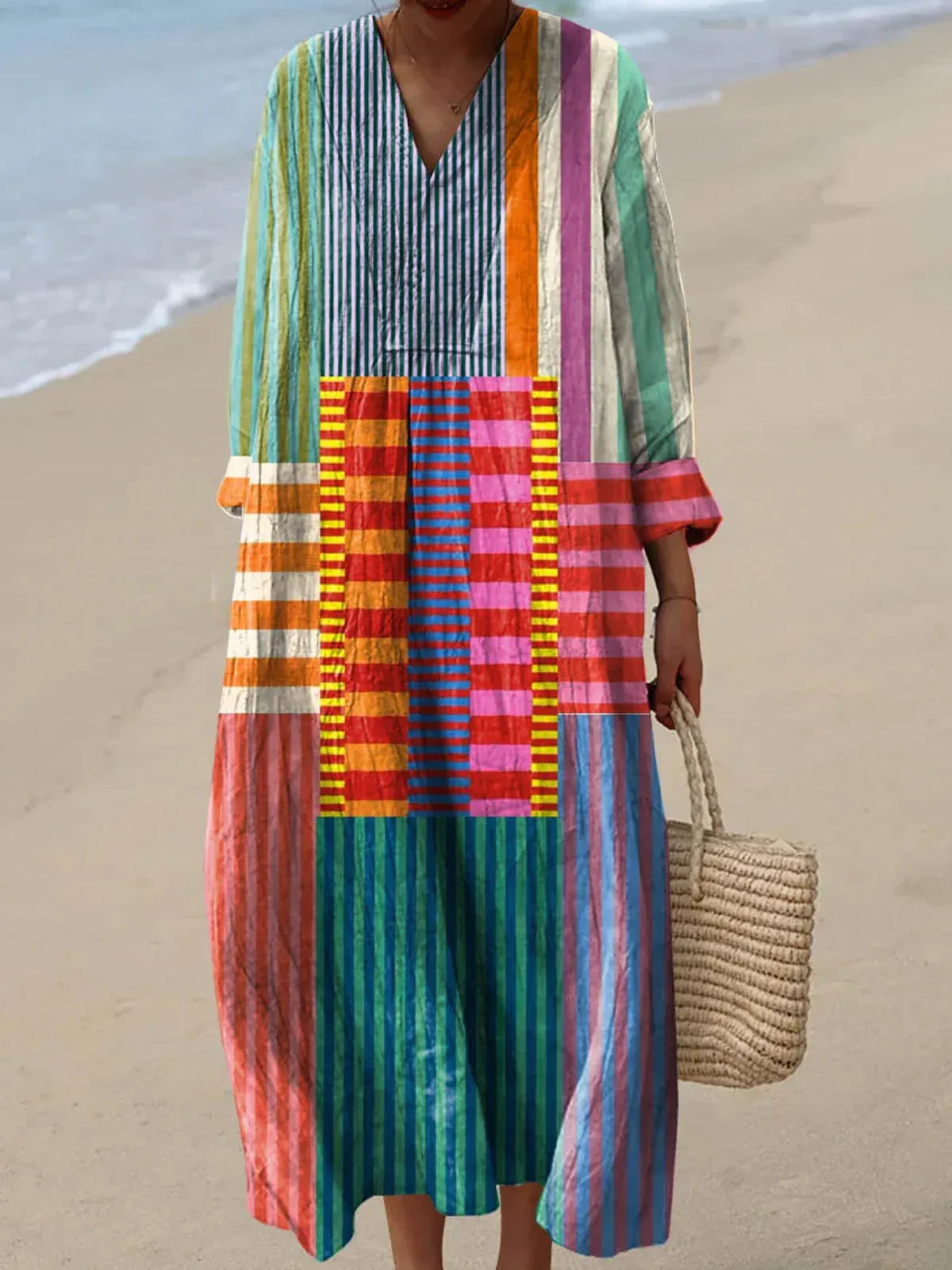 IRENE - VESTIDO MIDI ESTAMPADO