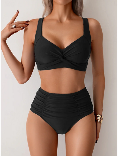 Marta - Bikini con tejido fruncido