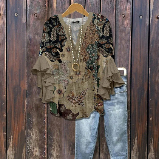 MENTA - BLUSA ESTAMPADA