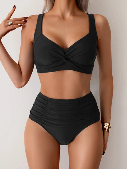 Marta - Bikini con tejido fruncido