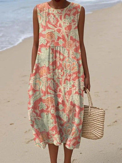 ELIN - VESTIDO MIDI ESTAMPADO