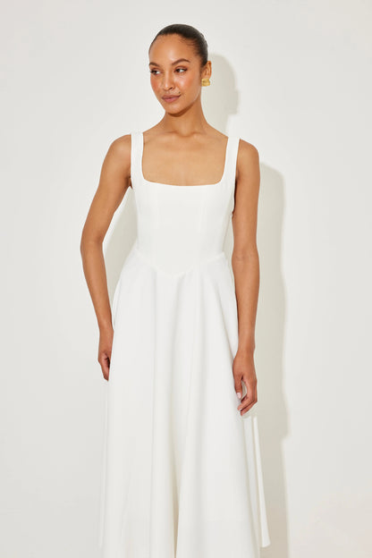 AMELIA - VESTIDO MIDI FLUIDO