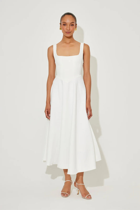 AMELIA - VESTIDO MIDI FLUIDO