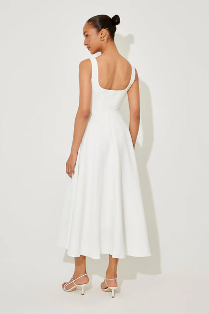 AMELIA - VESTIDO MIDI FLUIDO