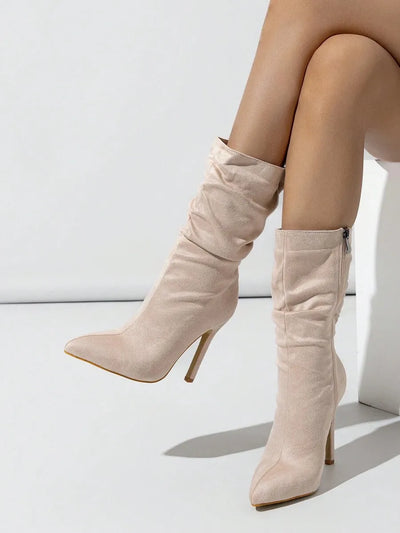 BOTAS ALTAS CON TACÓN DE AGUJA
