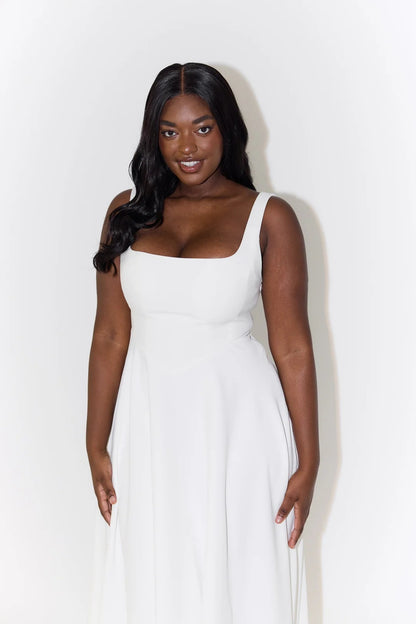 AMELIA - VESTIDO MIDI FLUIDO