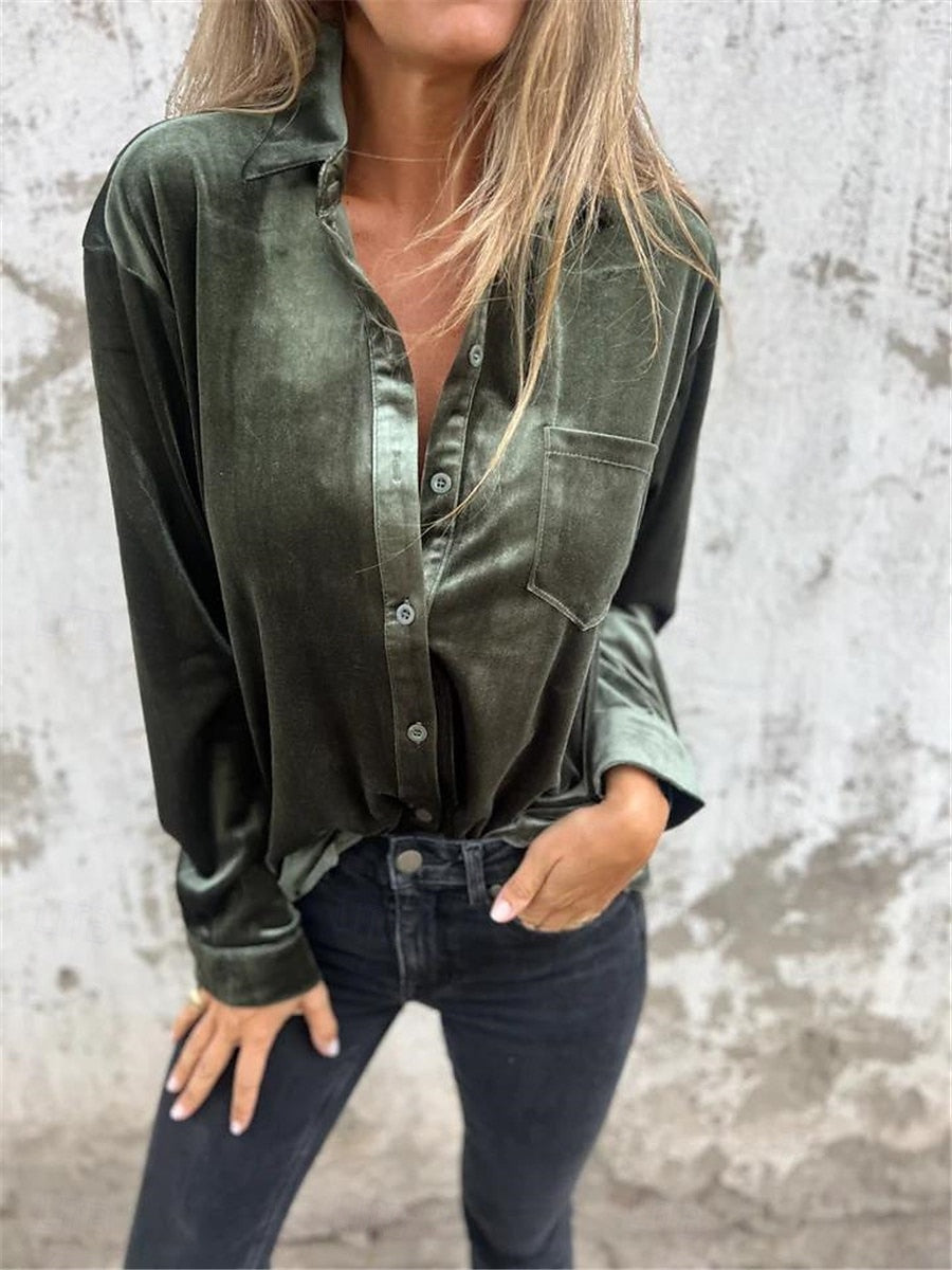 CAMISA DE TERCIOPELO