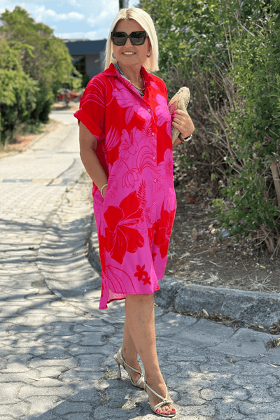 NADIA - VESTIDO MIDI ESTAMPADO