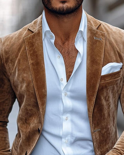 RICO | Chaqueta informal de ante.
