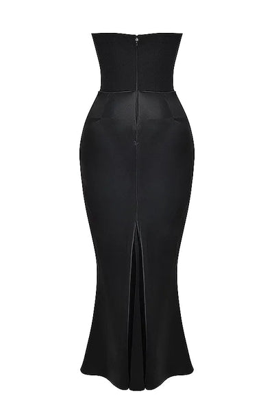 Nina | Vestido largo de satén
