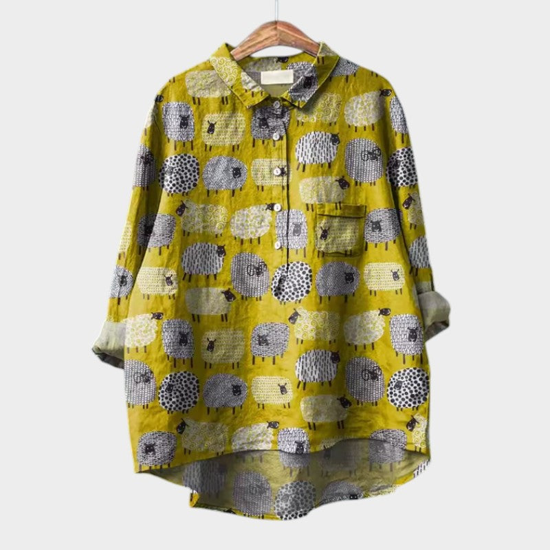 VIOLETA - BLUSA ESTAMPADA