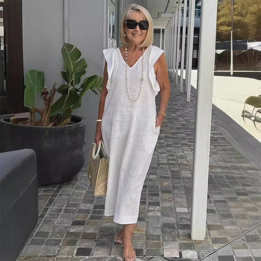 SANTORINI - VESTIDO MIDI DE VERANO