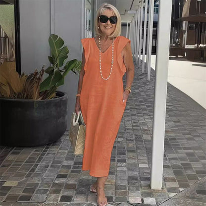 SANTORINI - VESTIDO MIDI DE VERANO