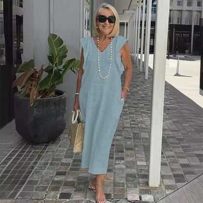 SANTORINI - VESTIDO MIDI DE VERANO