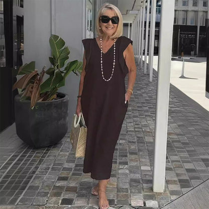 SANTORINI - VESTIDO MIDI DE VERANO
