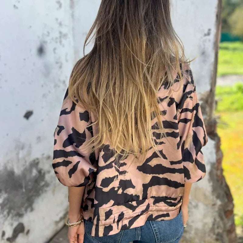 MARÍA - BOMBER ESTAMPADA