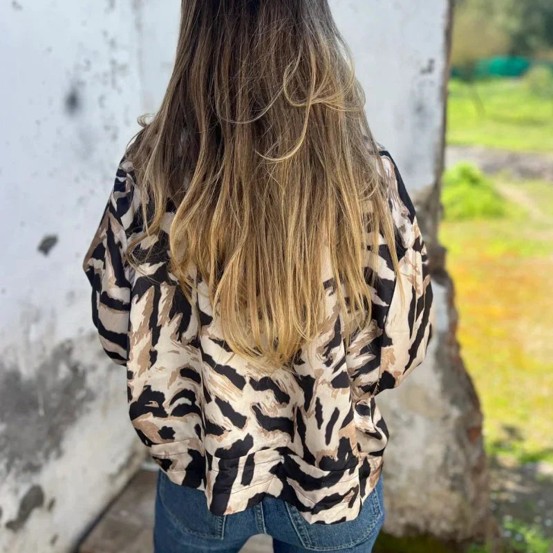 MARÍA - BOMBER ESTAMPADA