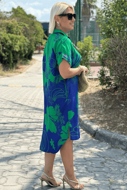 NADIA - VESTIDO MIDI ESTAMPADO