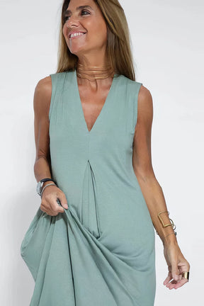 Aroa - Conjunto de vestido y chaleco