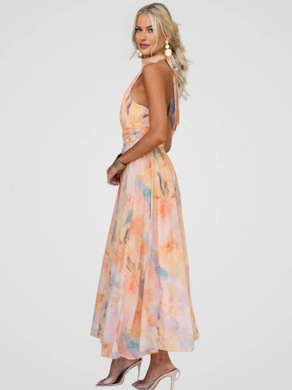 PILAR - VESTIDO LARGO ESTAMPADO